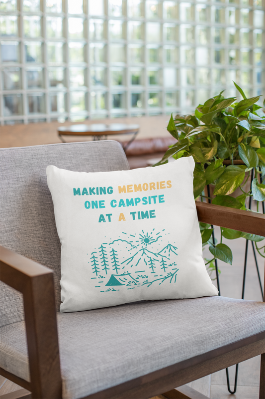 Making Memories One Campsite At A Time // Pillow